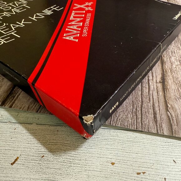 AvantiX Stainless Steel Gourmet 8 PC Steak Knives NIB Open Box READ - Picture 12 of 12